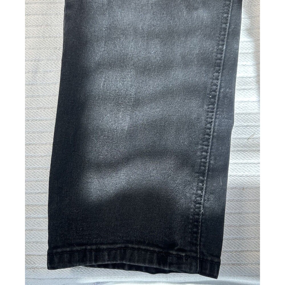 Nat Nast Men’s 36x32 Black Coated Jeans Straight Leg Denim Pants W36 L32 - Picture 2 of 13